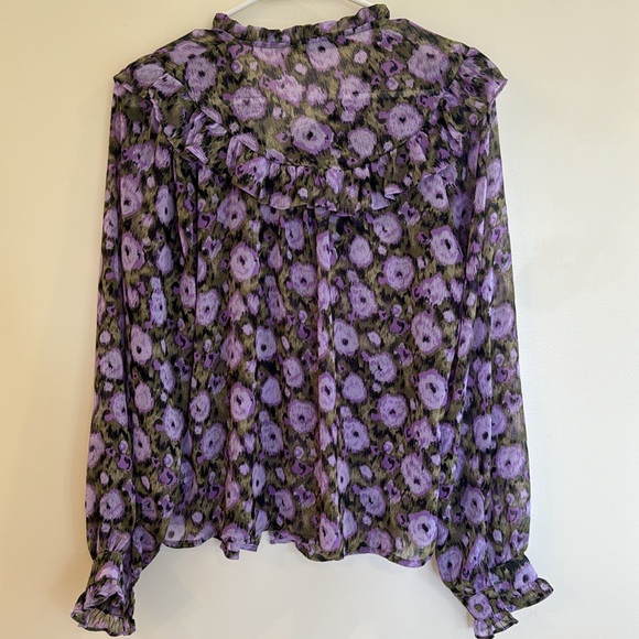 Rue de Femme sheer blouse - Picture 2 of 2